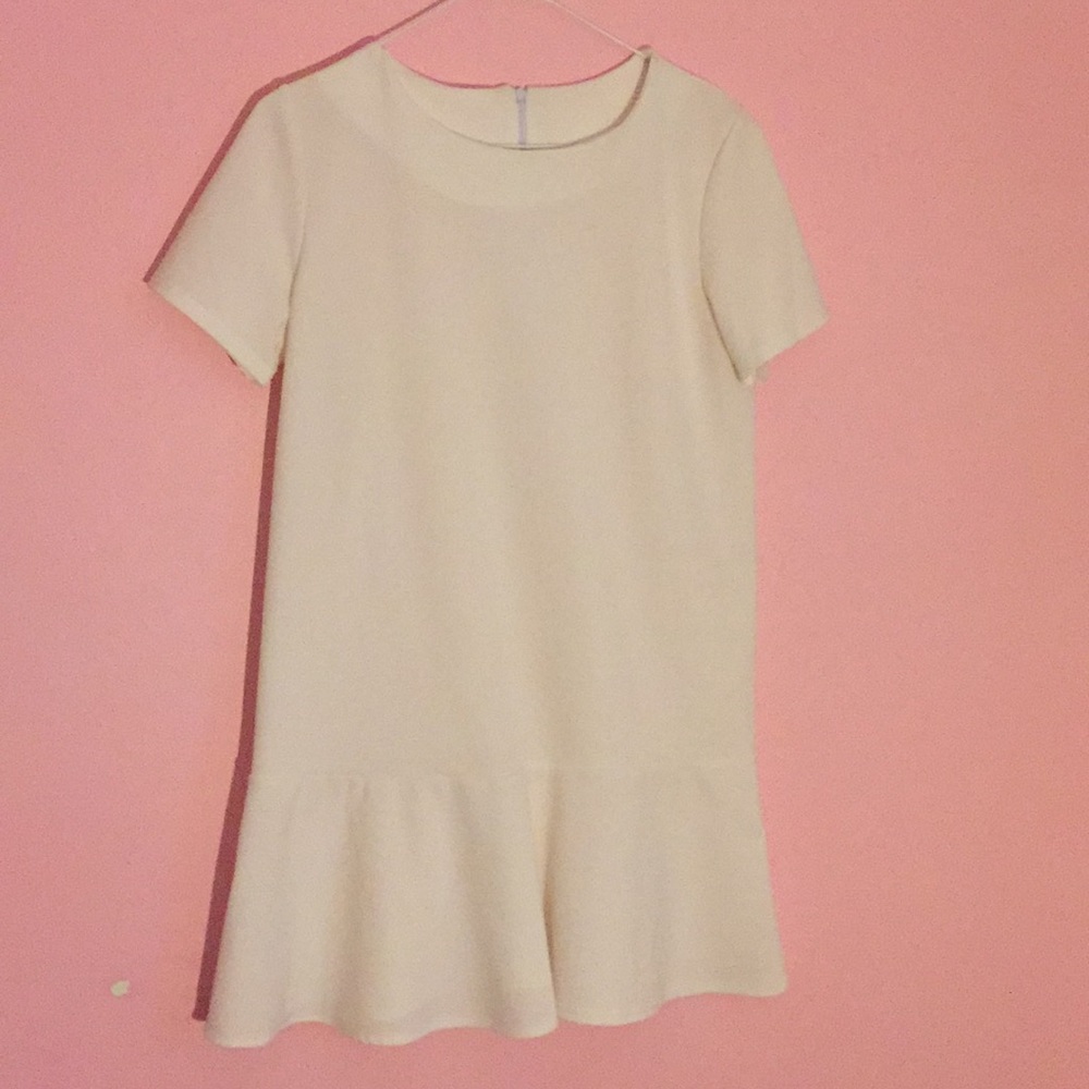 White drop waist dress!